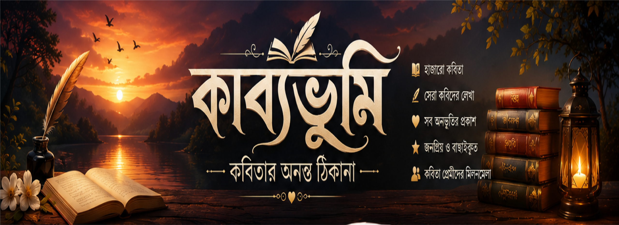 হিরো ব্যানার কাব্যভুমি ১
