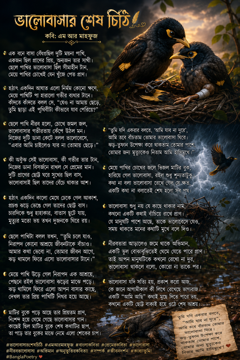 ভালোবাসার শেষ চিঠি ভালোবাসার শেষ চিঠি 